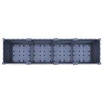 vidaXL Lit surélevé 160x40x38 cm Polypropylène