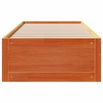 vidaXL Cadre de lit sans matelas avec tiroirs 100x200 cm bois de pin