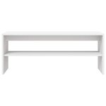 vidaXL Meuble TV Blanc 100 x 40 x 40 cm Aggloméré