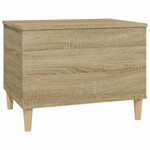 vidaXL Table basse Chêne sonoma 60x44 5x45 cm Bois d'ingénierie