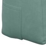 vidaXL Coussin de Dos Vert Mer 200 x 24 x 50 cm Velours