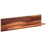 vidaXL Étagères murales 2 Pièces 112x20x26 cm bois massif d'acacia