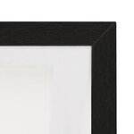 vidaXL Cadres photo 3D 3 Pièces Noir 23x23 cm pour photos 13x13 cm