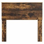 vidaXL Tête de lit Chêne fumé 100 cm Bois d'ingénierie