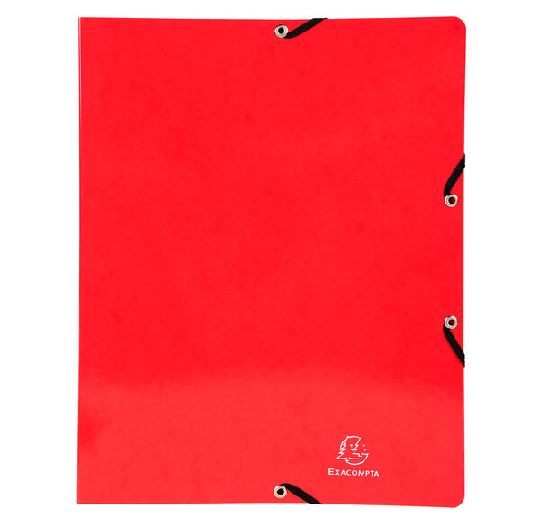 Classeur à élastiques 4 anneaux 15mm Iderama - A4, couleur aléatoire EXACOMPTA