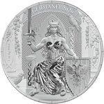 Monnaie GERMANIA Queen On The Throne 1 Oz Argent 5 Mark Germania 2026