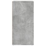 vidaXL Buffets 2 Pièces gris béton 60x39x80 cm bois d'ingénierie
