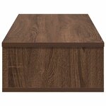 vidaXL Étagère murale avec tiroirs chêne marron bois d'ingénierie