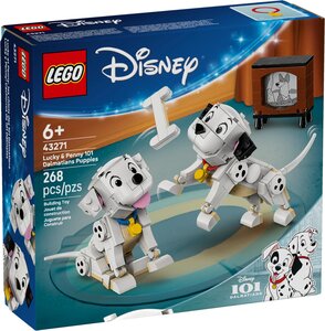 LEGO Disney - Set de Construction Lucky et Penny  Chiots des 101 Dalmatiens - 43271