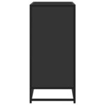 vidaXL Buffet noir 68x35x76 cm bois d'ingénierie