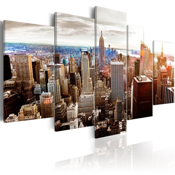 Tableau - grey tower blocks l x h en cm 200x100