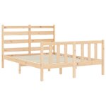 vidaXL Cadre de lit sans matelas 140x200 cm bois massif de pin