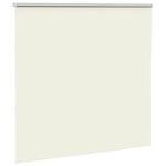 vidaXL Store enrouleur occultant blanc cassé largeur du tissu 141 6 cm