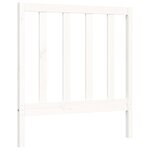 vidaXL Cadre de lit sans matelas blanc bois de pin massif