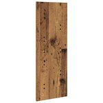 vidaXL Porte-manteau mural Montage mural Bois ancien 30 x 1.5 x 80 cm
