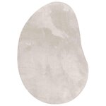 vidaXL Tapis de surface HUARTE Couleur sable 140 x 200 cm Polyester
