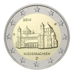 2 euros commémoratives Allemagne 2014 Basse-Saxe  les 5 ateliers.
