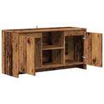 vidaXL Meuble TV vieux bois 102x37 5x52 5 cm bois d'ingénierie