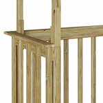 vidaXL Abri pour barbecue Marron 133.5 x 63 x 200 cm Pin imprégné