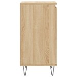 vidaXL Buffets 2 Pièces chêne sonoma 40x35x70 cm bois d'ingénierie