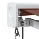 vidaXL Auvent rétractable automatique marron 450x300 cm