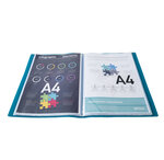 Protège-documents En Polypropylène Souple Opak 100 Vues - A4 - Vert Foncé - X 12 - Exacompta