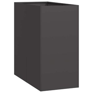 vidaXL Jardinière noir 40x80x80 cm acier