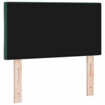 vidaXL Tête de Lit LED Géométrique Vert foncé 80 cm Velours