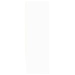 vidaXL Bibliothèque blanc 80x24x75 cm bois d'ingénierie