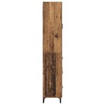 vidaXL Haut Armoire Bois Ancien 69 5 x 34 x 180 cm Bois d'ingénierie