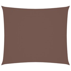 vidaXL Voile de parasol tissu oxford rectangulaire 2 5x3 m marron