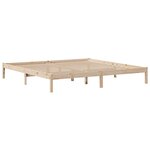 vidaXL Cadre de lit sans matelas 200x200 cm bois massif de pin