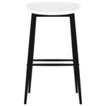 vidaXL Ensemble de bar 5 Pièces Blanc