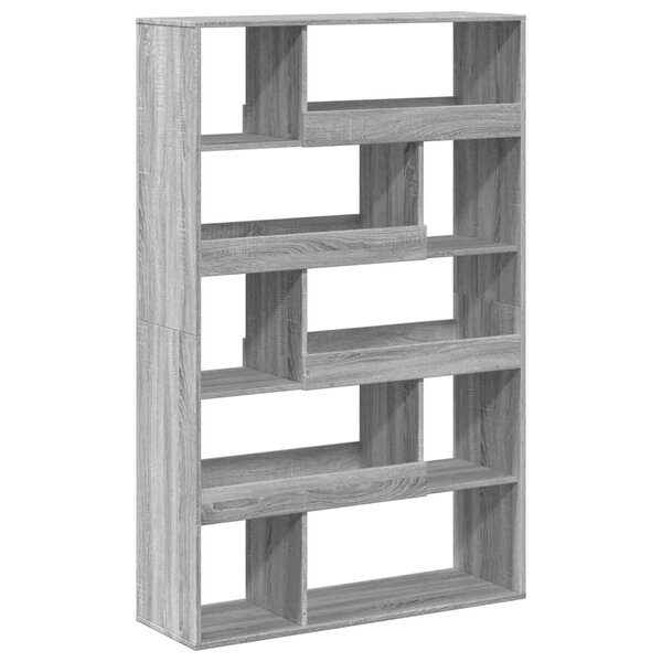 vidaXL Cloison de séparation sonoma gris bois d'ingénierie