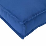 vidaXL Coussin pour assise / dossier de palette avec oreiller Bleu royal