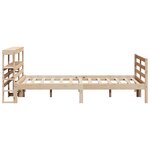 vidaXL Cadre de lit sans matelas 120x190 cm bois de pin massif