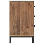 vidaXL Table de chevet Marron 40x30x55 cm Bois de pin massif