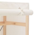 vidaXL Garde-robe Blanc 79 x 40 x 170 cm Tissu