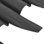 vidaXL Bordures de pelouse 36 Pièces Anthracite 10 m PP