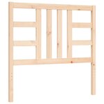 vidaXL Cadre de lit sans matelas 90x200 cm bois de pin massif