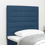 vidaXL Tête de lit Bleu 90 cm tissu