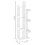 vidaXL Bibliothèque Blanc 48x25 5x140 cm Bois d’ingénierie