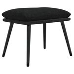 vidaXL Repose-pied Noir 45x29 5x35 cm Tissu et similicuir