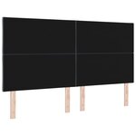 vidaXL Tête de Lit LED Geometric Manuel Gris foncé 180 cm Velours