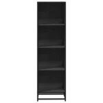 vidaXL Bibliothèque noir 40x35x139 cm bois d'ingénierie