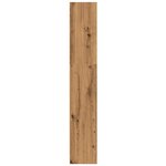 vidaXL Bibliothèque chêne artisanal 40x24x143 cm bois d'ingénierie