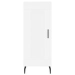 vidaXL Buffet haut Blanc 34 5x34x180 cm Bois d'ingénierie
