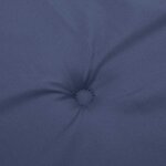 vidaXL Coussin de banc de jardin bleu marine 150x50x4 cm tissu oxford