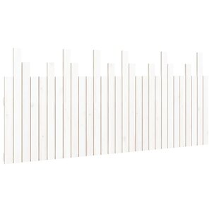 vidaXL Tête de lit murale Blanc 185x3x80 cm Bois massif de pin