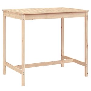 vidaXL Table de jardin 121x82 5x110 cm bois massif de pin